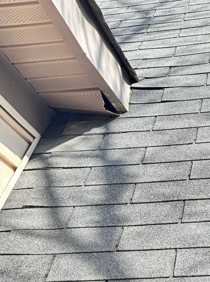 Soffit gap identified