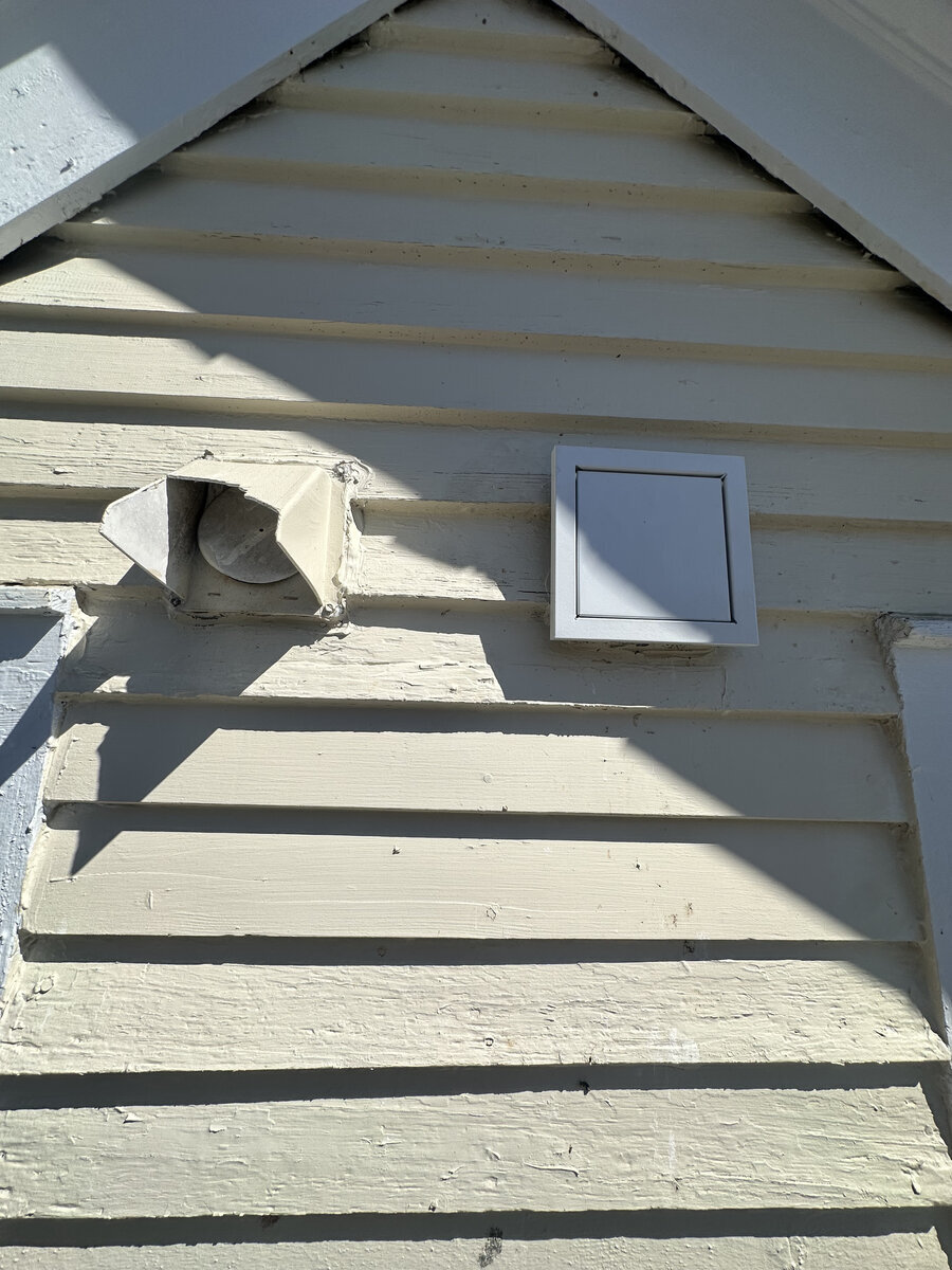 Damaged vent on Fuquay-Varina home
